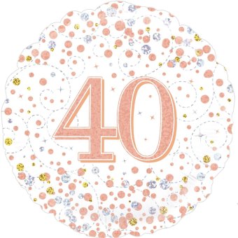 40th Birthday Foil Balloons