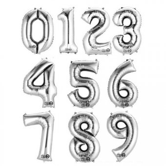 34" Number Balloons