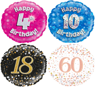 Age Foil Balloons