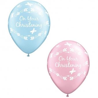 Christening Latex Balloons Christening Latex Balloons