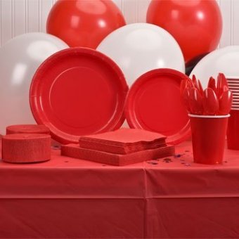 Red Partyware