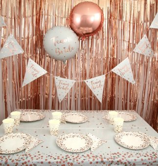 Rose Gold Sparkling Fizz Partyware
